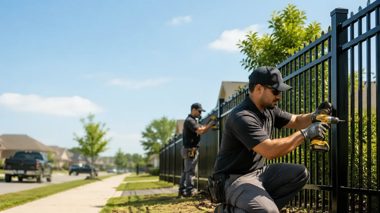 Metal Fence Installation in Fort Blackmore, VA
